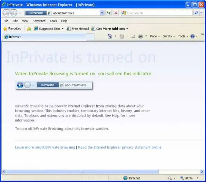 Essential information about Internet Explorer